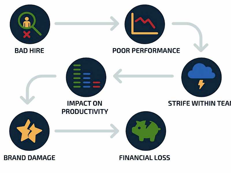 Preview image for blog post entitiled How to Work Out the Cost of a Bad Hire