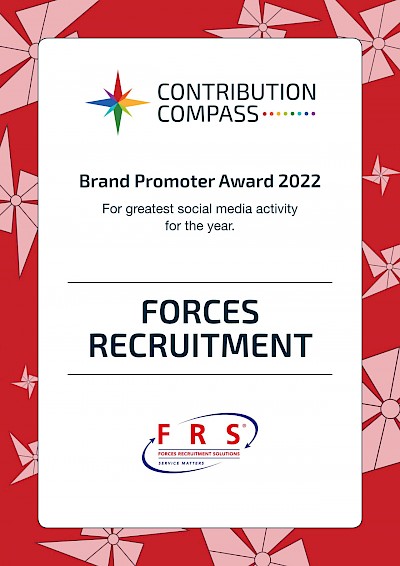Image for blog post FORCES RECRUITMENT WINS BRAND PROMOTER AWARD FOR THIRD YEAR RUNNING